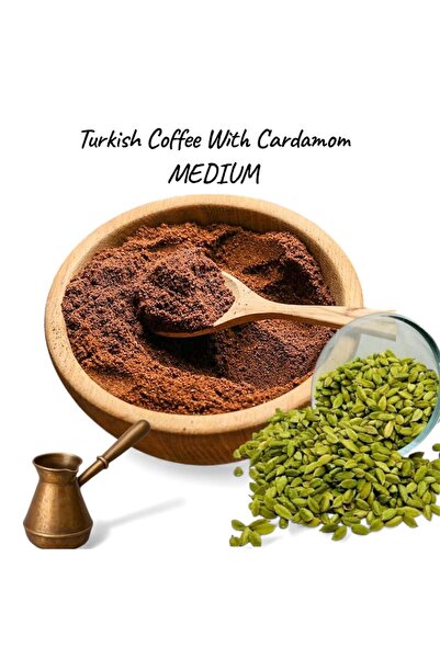 The Morgan Coffee قهوة تركية مع الهيل (مطحونة) 1 كجم - متوسطة