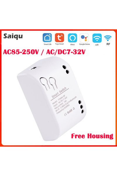 Choice DC7-32V Alexa Smart Switch Tuya Smart Home 1CH 10A Wireless Wifi Switch Relay Module Remote Control