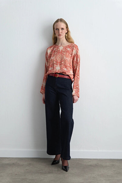 Gusto Anka Collection Rope Belted Blouse - Pink