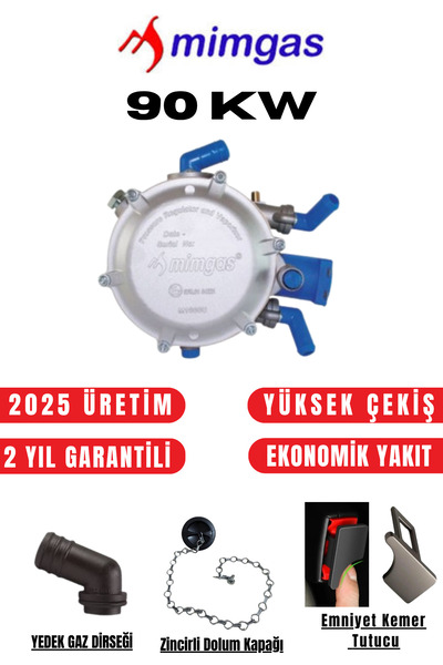 MİMGAS LPG 90 KW REGÜLATÖR BEYİN 2025 ÜRETİM (HEDİYELİ)