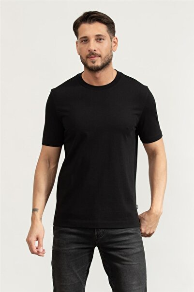 BOSS Thompson Erkek Bisiklet Yaka T-Shirt