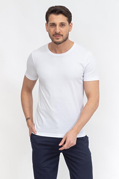 Stamati's Erkek Bisiklet Yaka T-Shirt