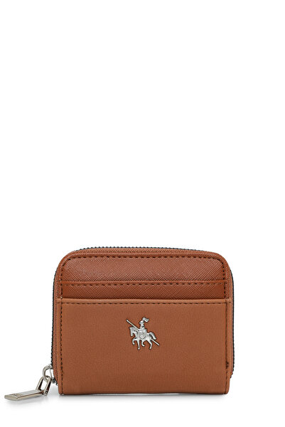 David Jones Women's Small Wallet & Card Holder, Soft Leather Portfolio Zippered Wallet with Coin Compartment