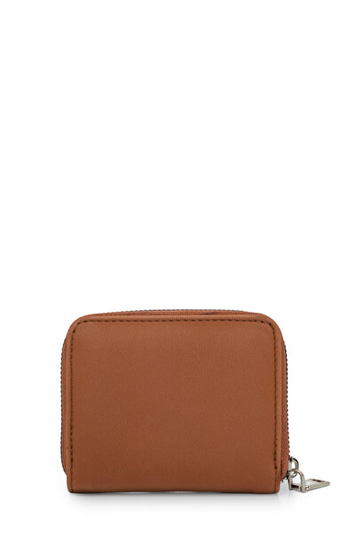 David Jones Women's Small Wallet & Card Holder, Soft Leather Portfolio Zippered Wallet with Coin Compartment