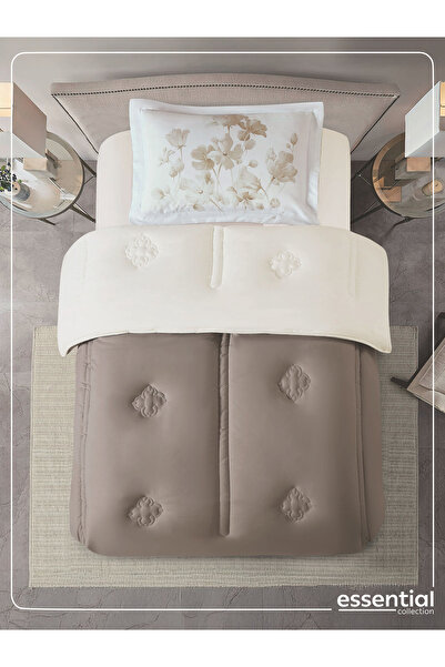 Donetella 2-Piece Comforter Set – Single Size 170x230 cm, Microfiber, Digital Quilted 350 Gsm Filling