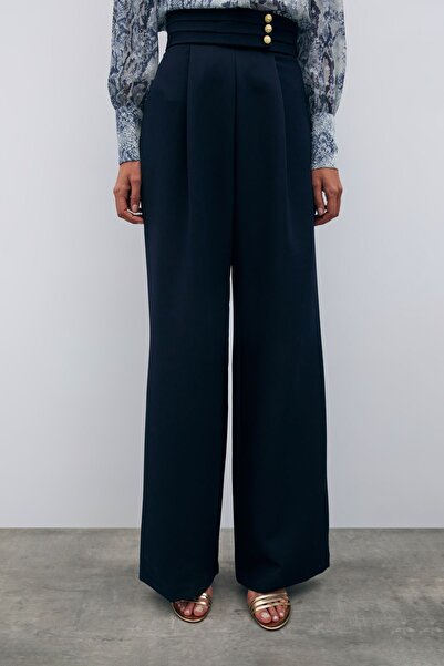 Sateen Брюки з деталями на поясі