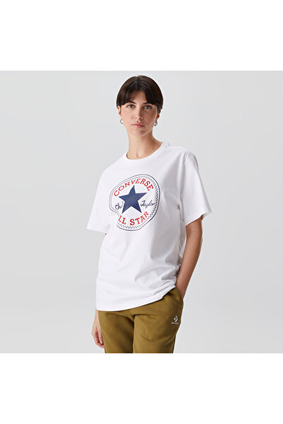 Converse Go-to All Star Patch Logo Unisex Beyaz T-shirt