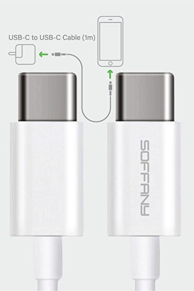 Soffany SY-219 TYPE-C TO TYPE-C Kablo