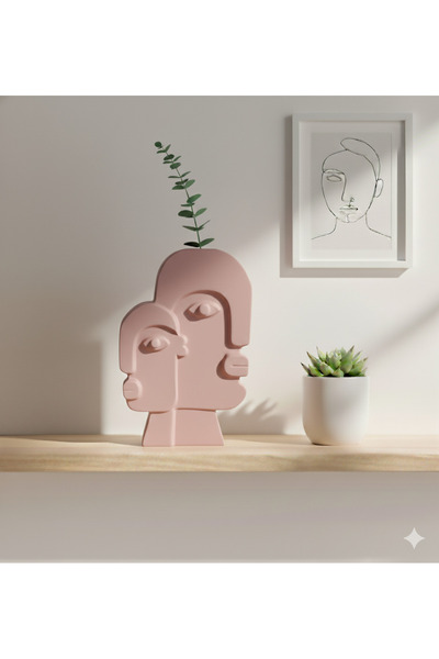 Livava Vază din ceramică Picasso roz - 28X18