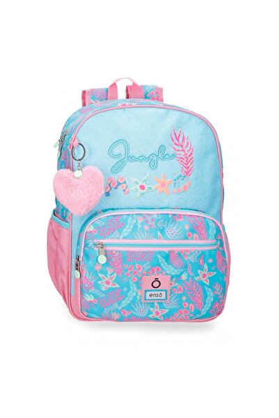 Enso Rucsac scoala fete, Jungle Mood, multicolor, 38x30x12 cm