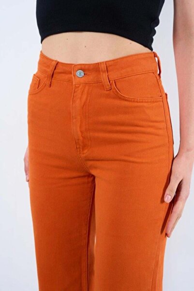 Bijuterria Strong Straight Trousers - Orange
