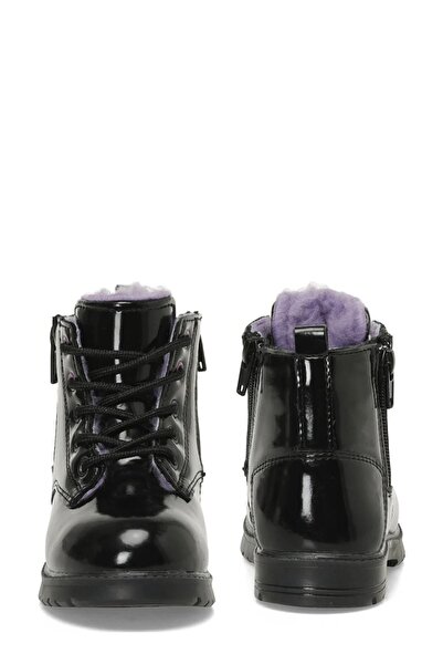 Liarca MiniFrost Kürklü Fermuarlı Kalın Taban Suni Deri Kışlık Çocuk Botu