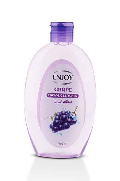 Enjoy Facial Cleanser With Grapes | Deep Cleansing, Antibacterial, Removes Dirt & Makeup, 225ml