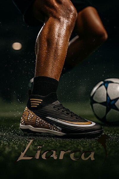 Liarca Strike Futbol Ayakkabısı Halısaha Çim Saha Çoraplı Çocuk Krampon Yetişkin
