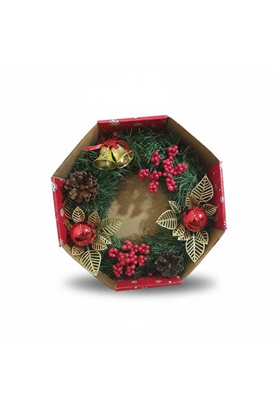 Leva House Yılbaşı Kapı Süsü Plastik i 24 Cm