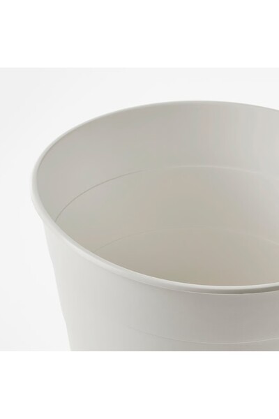 EliteEco IKEA Waste Bin – White, 10 L Durable, Compact, and Practical for Home or Office Us