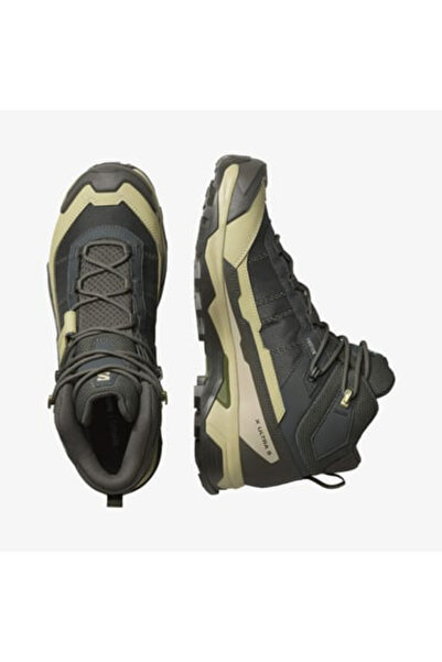 Salomon 477543 X ULTRA 5 MID GTX Ανδρικές μπότες εξωτερικού χώρου Γκρι πράσινο