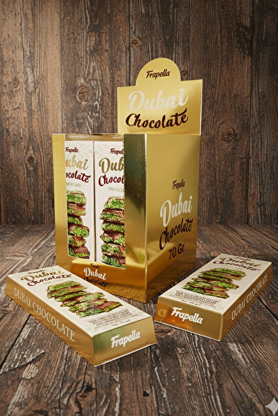 Frapella Dubai Çikolatası 70 Gr. x 12 Adet