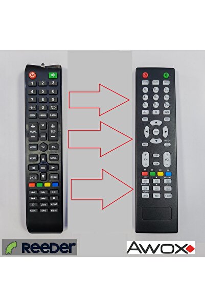 ATA ELEKTRONİK REEDER Lcd Led Tv Kumandası UYUMLU KUMANDASI