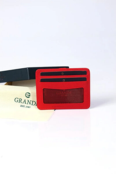 Grande 746 Men's Card Holder Red