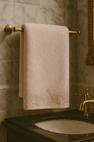 Çeyiz Bahçesi Barella Гупрюл Рушник Пудра