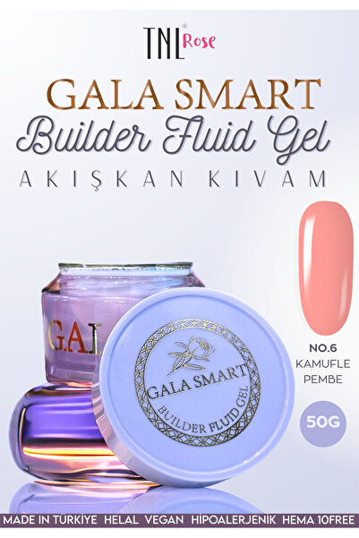 gala smart TNL ROSE Gala Smart Protez Tırnak Jeli Builder Jel Gel Akışkan Kıv...