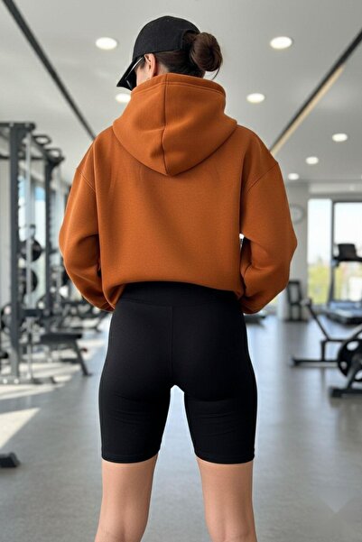 Mossta Premium Tan Color Oversize Thick Sweatshirt