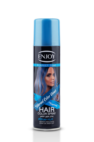Enjoy Blue Hair Color Spray 150ml – Instant, Quick-dry, Washable, Long-lasting For All Hair Types