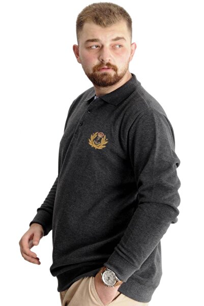 ModeXL Plus Size Mode XL Sweat - Thessaloniki Crown of a King 23447 Antramelange