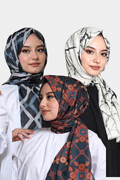 AFVENTE Geometric,Floral,Marble Pattern Cotton Shawl Buy 3 Get 2