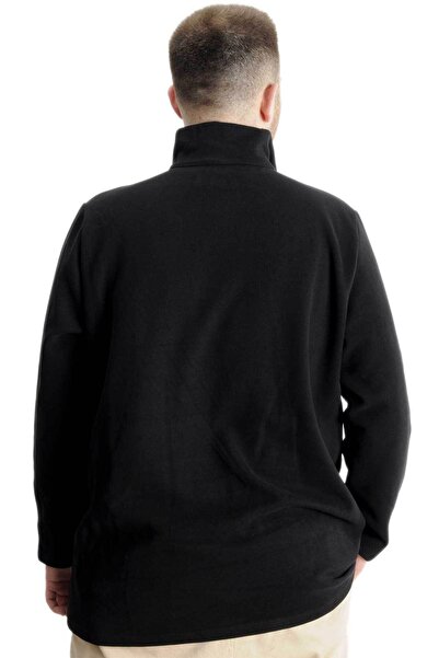 ModeXL Navy Blue Mode XL Μεγάλο μέγεθος Φούτερ γιακάς με φερμουάρ Thessaloniki - 23548