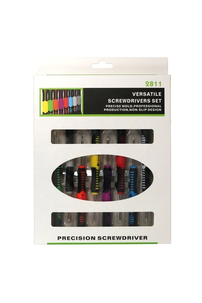 Fabrilux 14-Piece Precision Screwdriver Set with Magnetic Tips & Tweezers