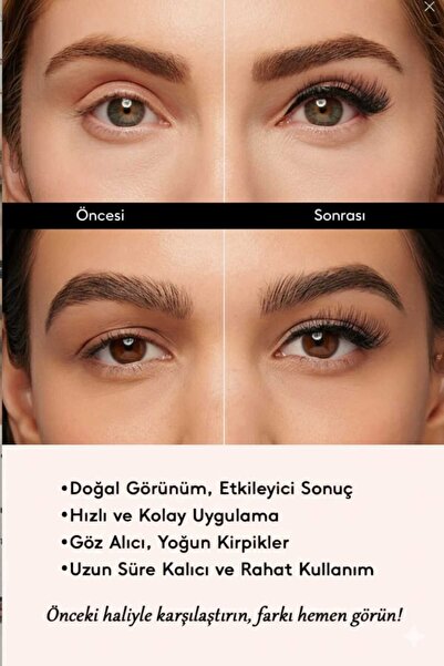 Genel Markalar İpek Takma Kirpik 3 Çift + Kirpik Takma Aparatı 3D-Y05