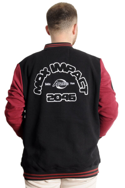 ModeXL Mode XL Plus Size Ανδρικά Παλτό Αθλητικά Μπουφάν 23628 Μαύρο