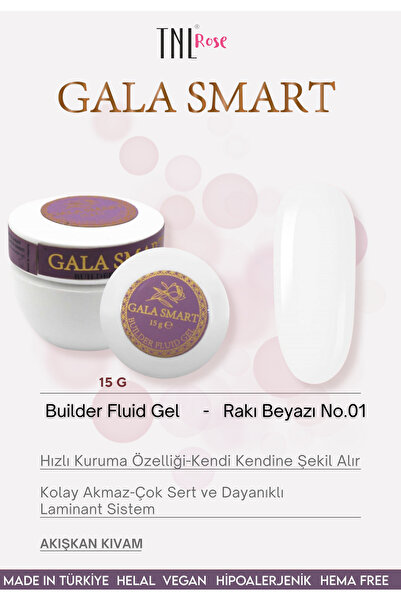 gala smart Builder Fluid Jel Akışkan Kıvam Gel Jel Tırnak Protez Tırnak Uzatm...