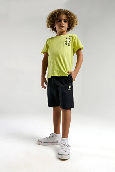 U.S. Polo Assn. Men's waiter bermuda set - pistachio green