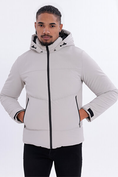 Montland Men's Stone Removal Hooded Nova Fabric Waterproof and Windproof Jacket