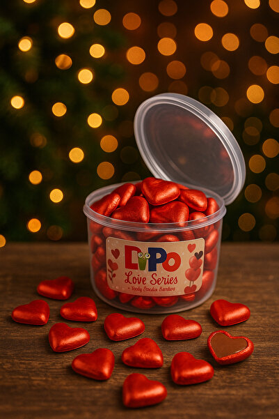 taso8090 (60 ADET) Kalp Kokolin Çikolata Nostaljik