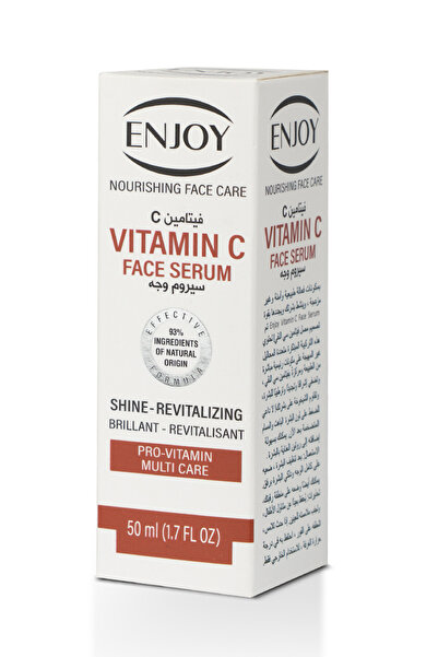 Enjoy Vitamin C Face Serum 50ml – Brightening, Anti-Aging & Hydrating for All Skin Types