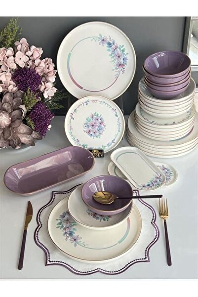 ROSSEV Yemek Takımı Lindy 27 Parça 6 Kişilik