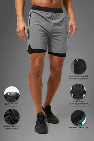 Man Of Man Легінси з підкладкою для тренажерного залу та фітнесу в стилі унісекс Сортовані приховані кишені Детальний опис Еластичні