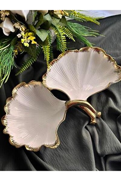 ROSSEV Albero Leaf Divided Presentation Plate
