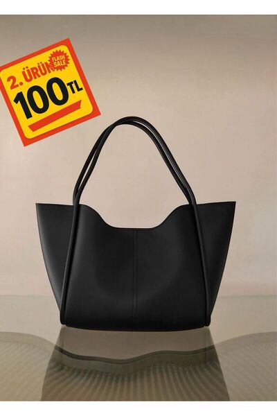 Katusa Women's Black Magnetic Hand and Shoulder Bag