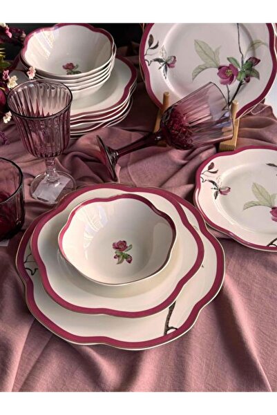 ROSSEV Yemek Takımı Riva 24 Parça 6 Kişilik