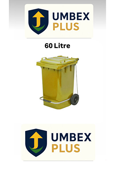 MCK Plus Umbex Plastik Pedallı Çöp Konteyneri 60 Litre Plastik Konteyner - A ...