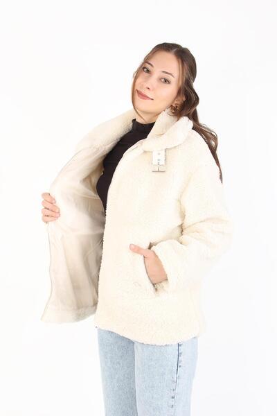 Mckanzie 2635 Collar Buckle Detail Lamb Biker Jacket