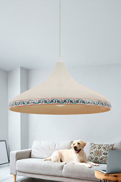 Marrien Nova Tile Modern Tekli Krem Metal Sarkıt (35 cm) | Salon, Mutfak & Ca...