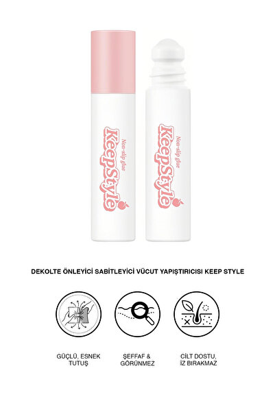 C&City Dekolte Önleyici Sabitleyici Vücut Yapıştırıcısı Keep Style 7239 Şeffaf