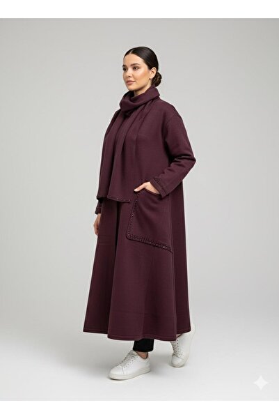 FUAT GÜRSEN Shawl Detailed Bag-Pocket Knitwear Cap