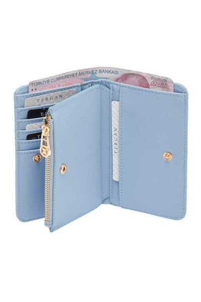 Tergan Blue Print Women's Wallet - S1Cb00055815-S5C